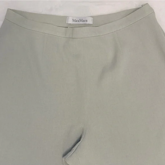 MaxMara Light Sage Pants  - MaxMara - Picture 4 of 5